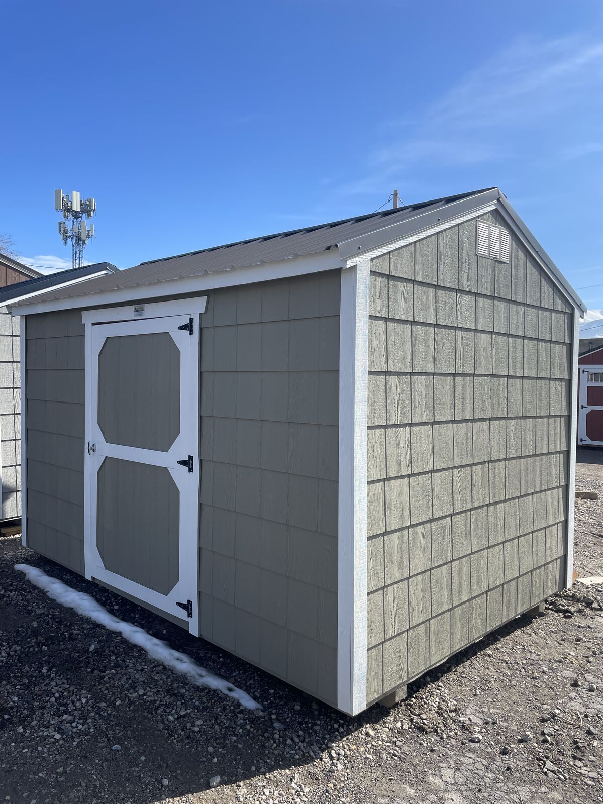 8x12 Side Economy Utility Shed - 20% OFF THIS MONTH ONLY!