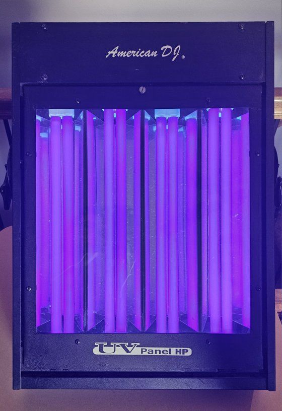 American DJ UV Panel HP Black Light - High Power UV Fluorescent Fixture for Parties & Events