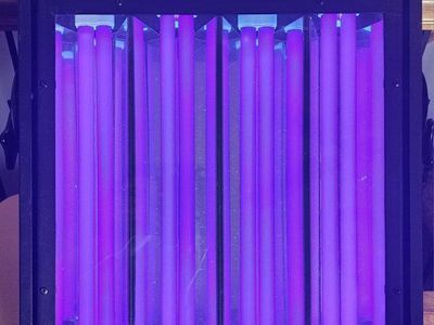 American DJ UV Panel HP Black Light - High Power UV Fluorescent Fixture for Parties & Events