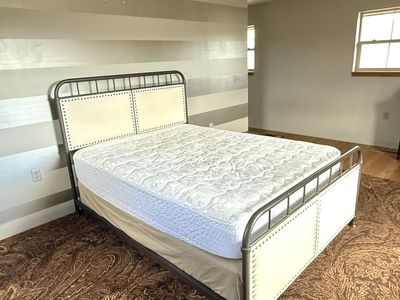 Queen Metal Frame With Fabric