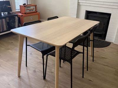 IKEA Lisabo Table with Chairs