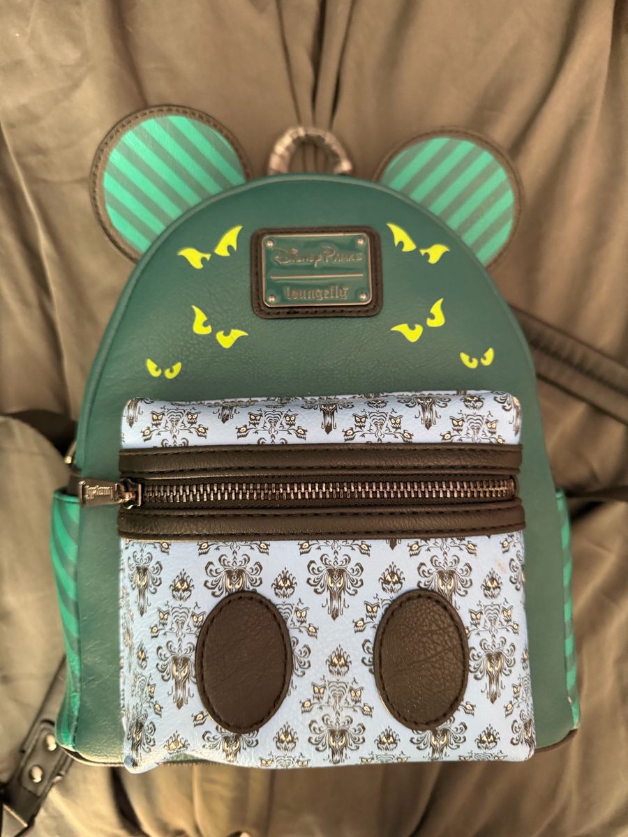 Disney Parks Loungefly Haunted Mansion 50th Anniversary Mini Backpack