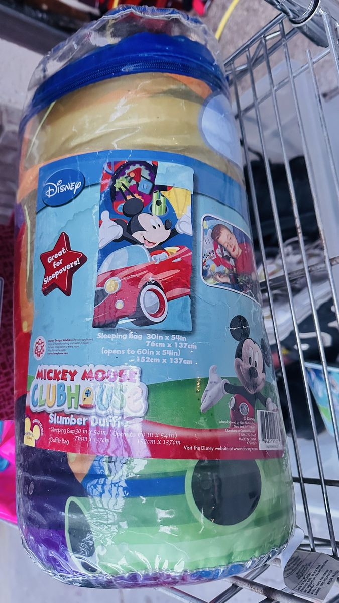 New Mickey Mouse Slumber Duffle