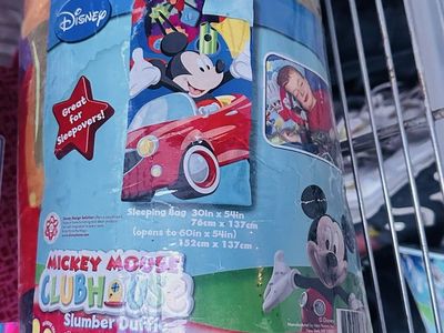New Mickey Mouse Slumber Duffle