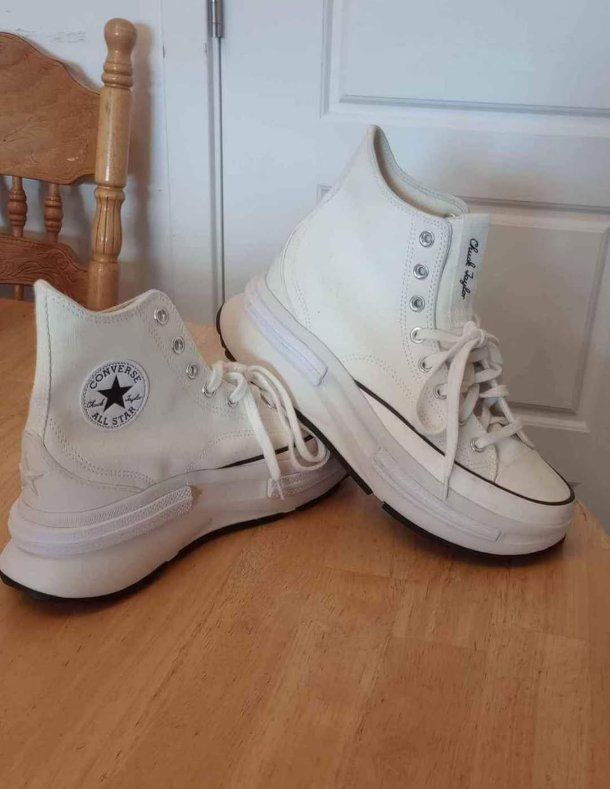 Converse Chuck Taylor All Star Legacy CX High Top Platform Sneakers White Women's size 10 Mens size 8