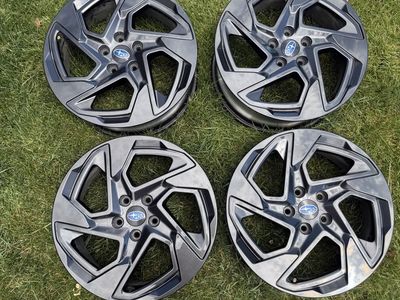 SUBARU CROSSTREK 18" WHEELS DARK CHARCOAL FACTORY TPMS RIMS 5X114.3mm