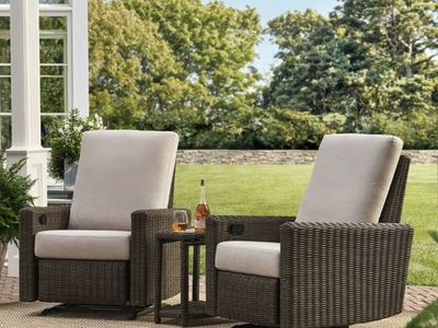 Wexley Recliner Set with Sunbrella Fabric, 3pc