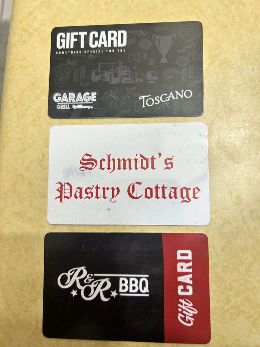 The Garage Grill, R&R Bbq, Schmidt’s bakery gifts