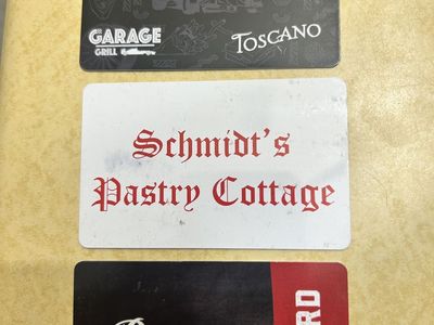 The Garage Grill, R&R Bbq, Schmidt’s bakery gifts