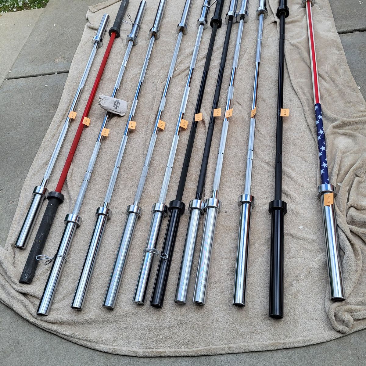 7ft Olympic 45lb Weight Bars