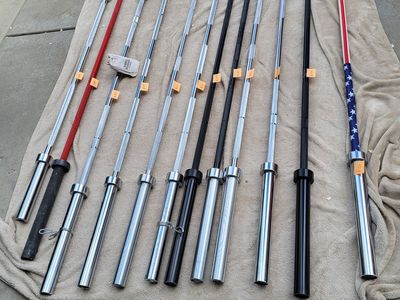 7ft Olympic 45lb Weight Bars