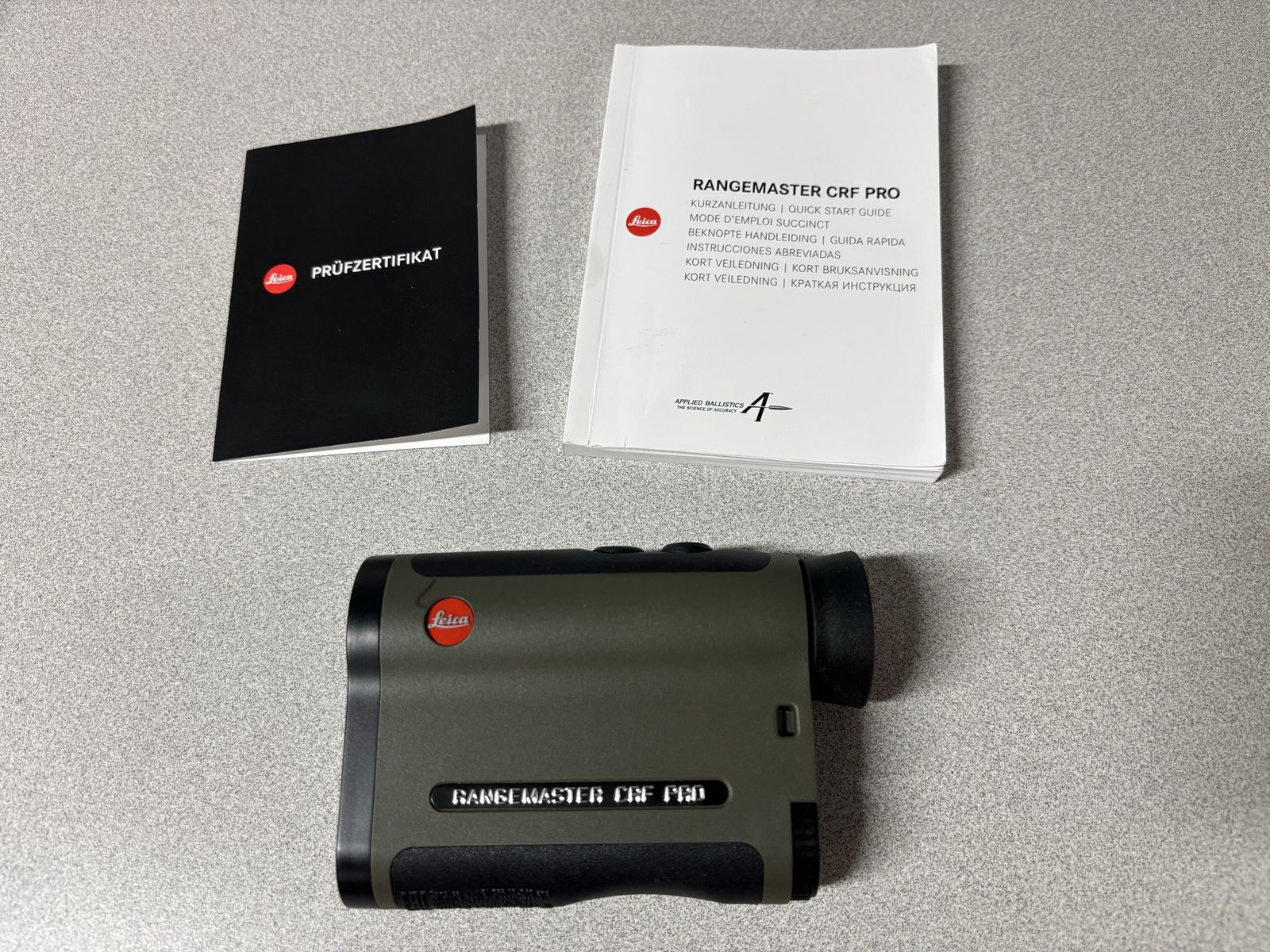 Leica Rangemaster CRF Pro Rangefinder - Hunting/Golf/Outdoors - Excellent Condition