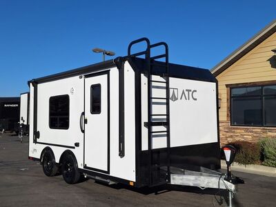 8x16 / 8.5x16 Sto 450 Toy Hauler Travel Trailer Enclosed All Aluminum, A/C ATC Trailers 2026