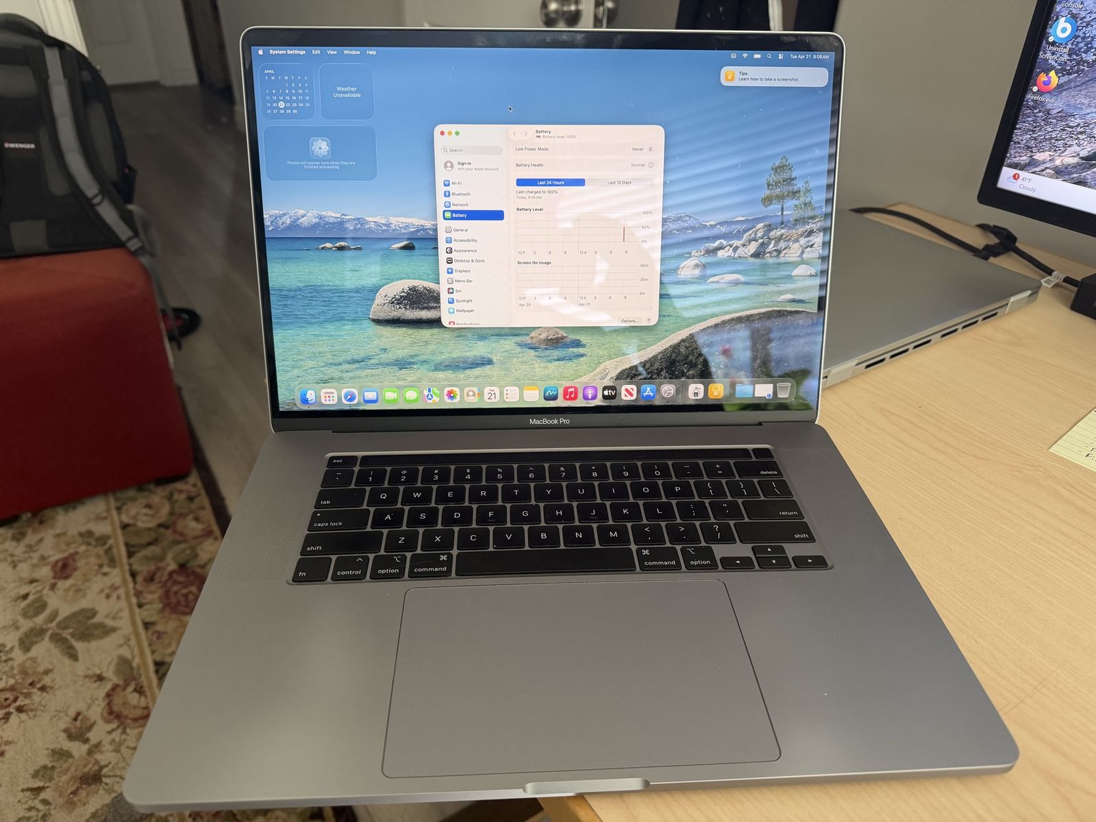 Apple MacBook Pro 2019 16in i7 2.6 16GB 500GB HD