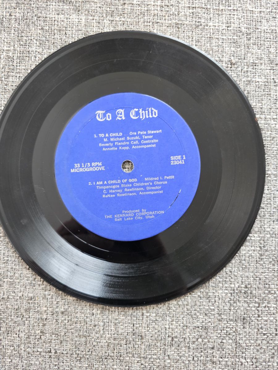 Vintage VINTAGE "To A Child" 7" EP - I Am A Child Of God Timpanogos Stake Chorus