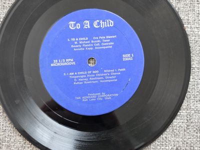 Vintage VINTAGE "To A Child" 7" EP - I Am A Child Of God Timpanogos Stake Chorus