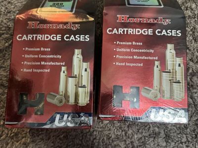 Hornady 300 Winchester Magnum Cartridge Cases - Premium Brass, Precision Made (3 Boxes available)
