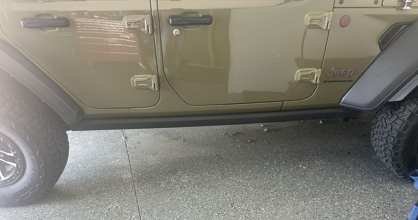 Jeep Wrangler JL factory OEM rock rails