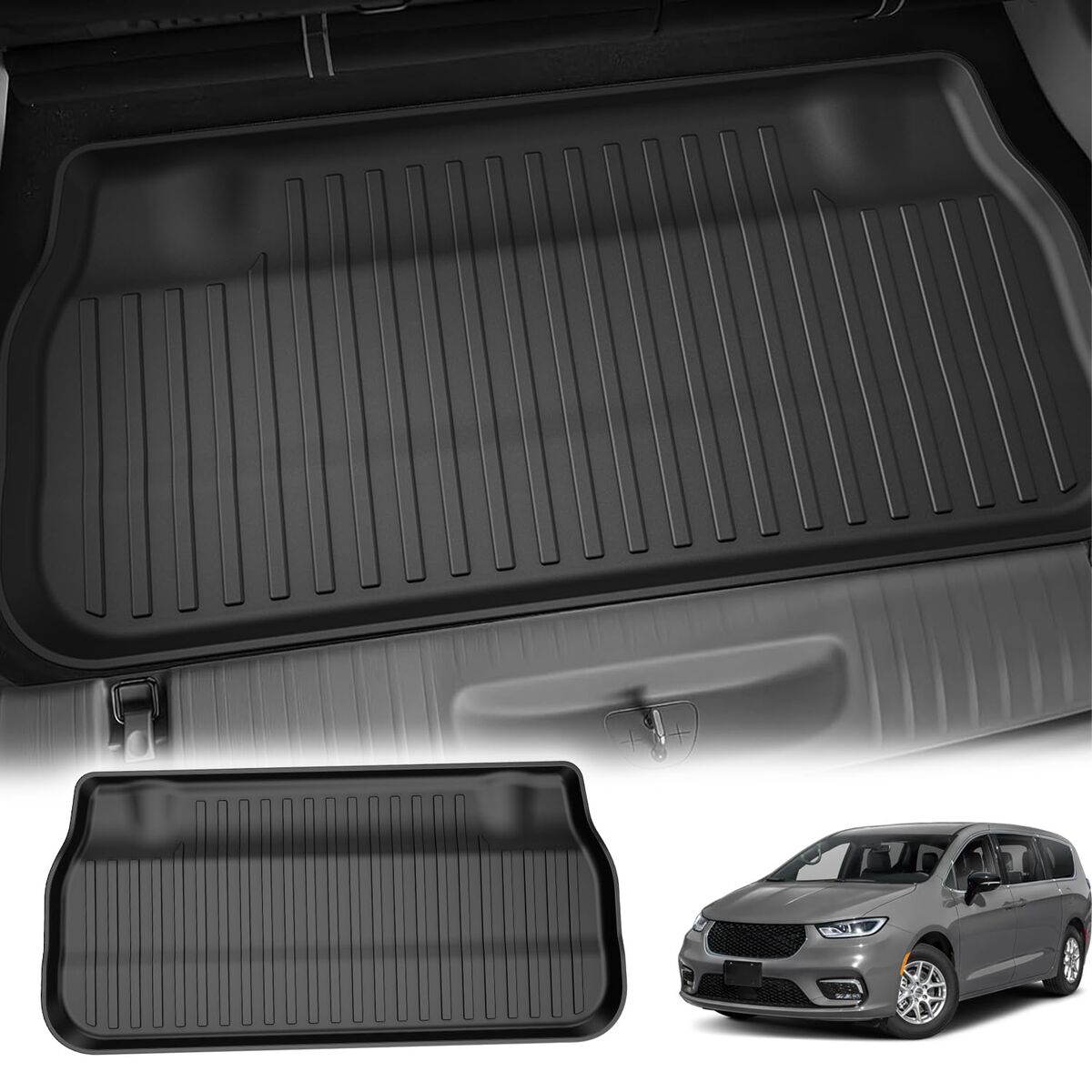 2017-2026 - Chrysler Pacifica - 2020-2026 Voyager All Weather Cargo Liner