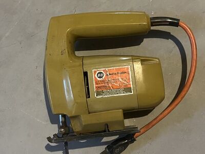 Vintage black and decker jig saw.
