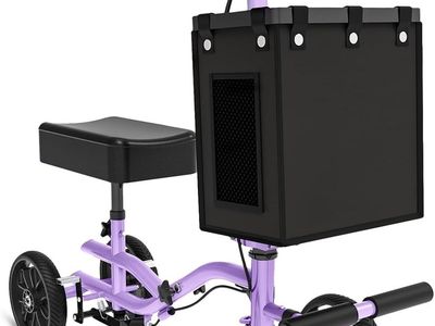 NEW Fvzzin Lightweight Knee Scooter Crutch Alternative, Foldable & Adjustable Knee Scooter for Adults