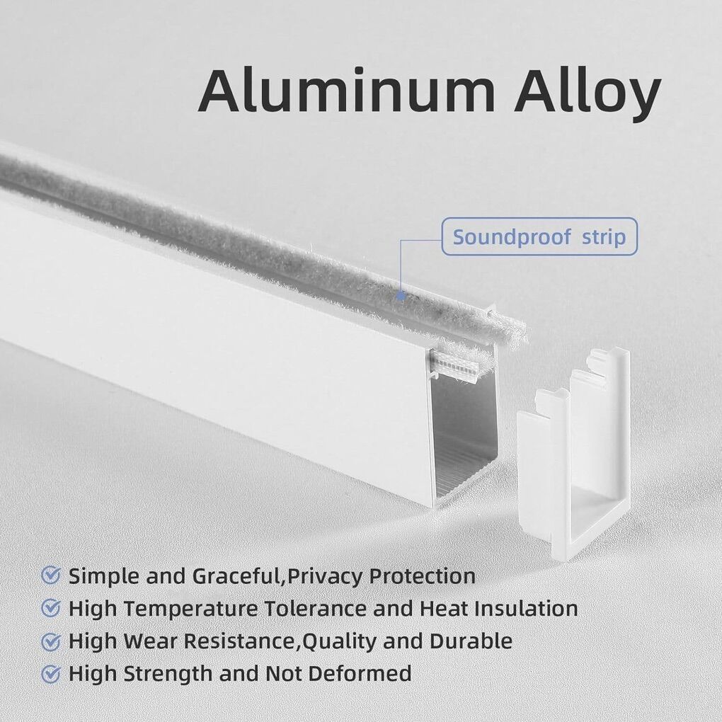ZSTARR U Channel Light Blocking Strips, 2 piece