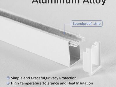 ZSTARR U Channel Light Blocking Strips, 2 piece