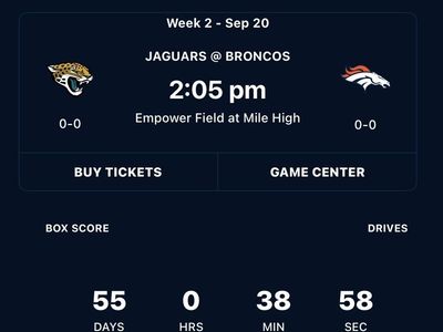 Denver Broncos vs Jacksonville jaguars