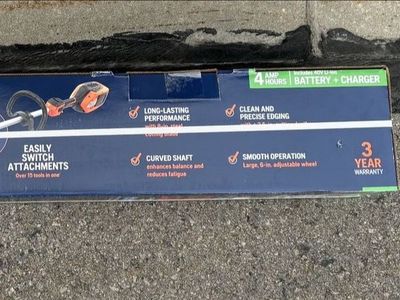 NEW Husqvarna 330iKE 40-volt 8-in Handheld Attachment Capable Battery Lawn Edger