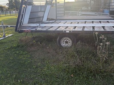Echo Trailers Utility Trailer with Ramps and Side Rails
