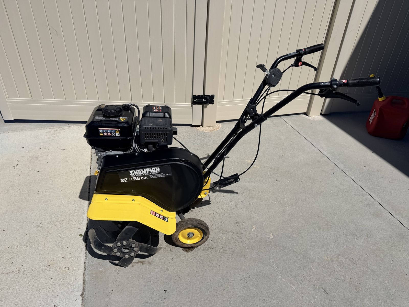 22” champions Power Equipment Feint Tiller