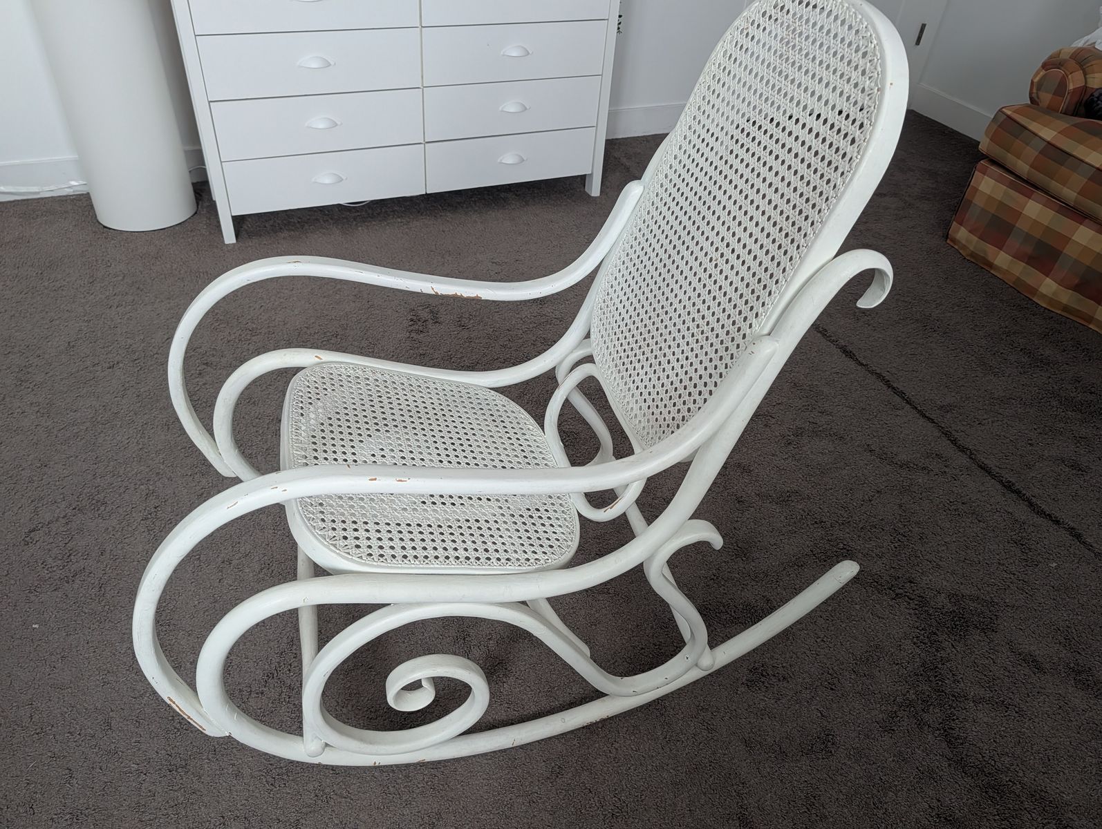 Vintage 1960's Thonet Style Bentwood Rocker