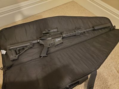 Tipmann M4 HPA Carbine w/ airtank and accessories