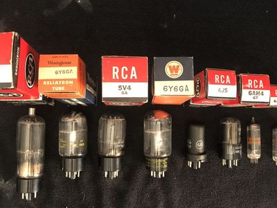 Vintage Vacuum Tube Lot – RCA & Westinghouse