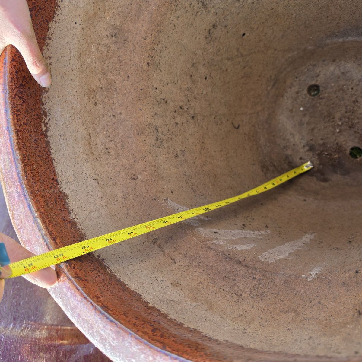 Large Porcelain Pot for plants