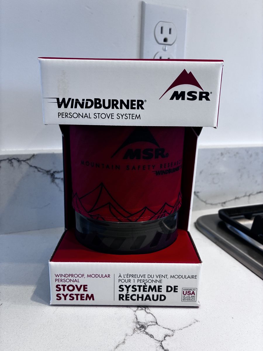 MSR WindBurner Personal Stove System 1.0L Backpacking Stove Brand New