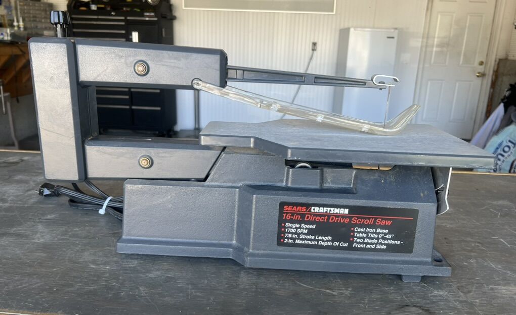 Craftsman 16 Direct Drive Scroll Saw