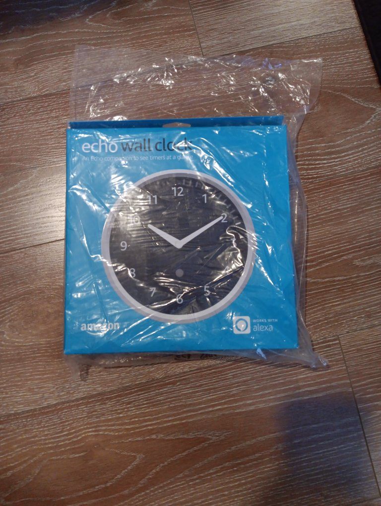 Amazon Echo Wall Clock - Smart Analog Display, Alexa Compatible, Timers at a Glance