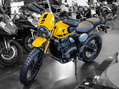 2026 Triumph Scrambler 400 XC Vanilla White