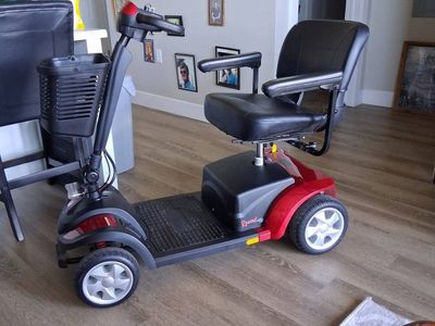 Rascal Lite Mobility Scooter - Compact, Foldable, Red, Excellent Condition