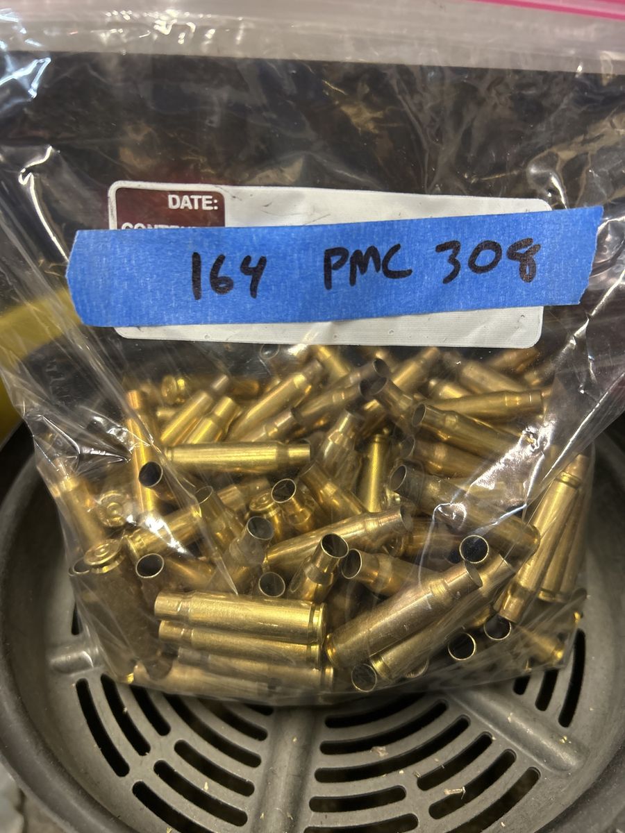 308 brass once fired