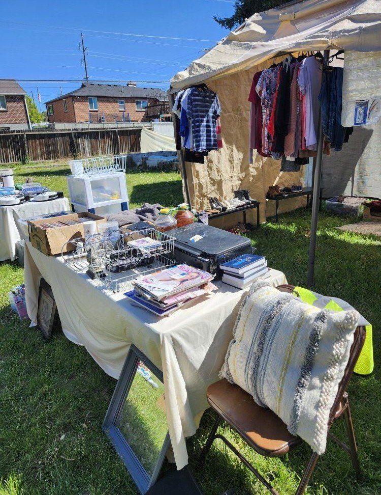 BACK YARD SALE 9am - 3pm MAY 1-3
