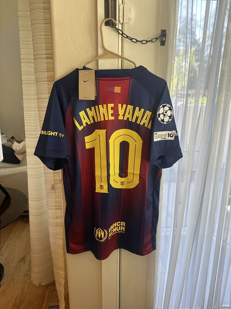 Fc Barcelona Soccer Jersey LAMINE YAMAL 10
