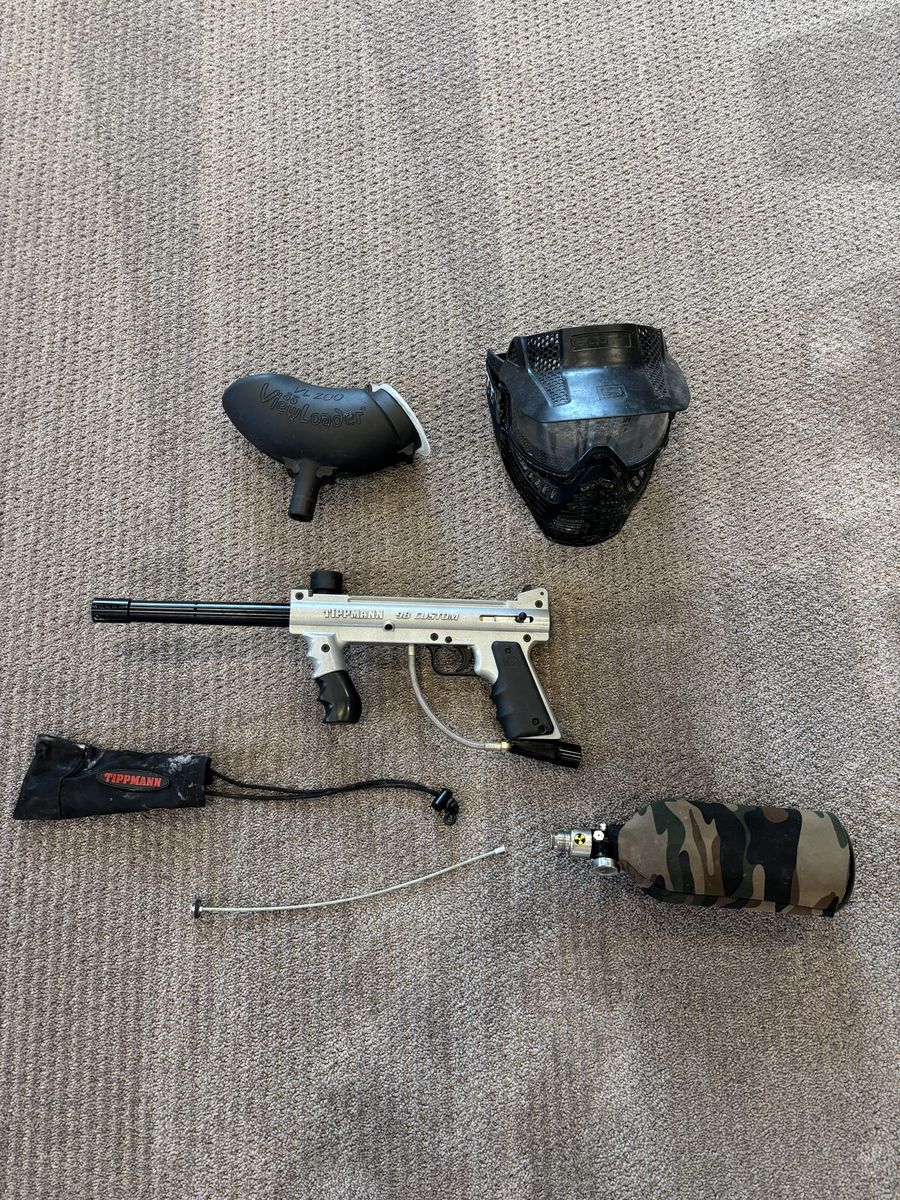 Tippman 98 Custom Paintball Gun and Equipment