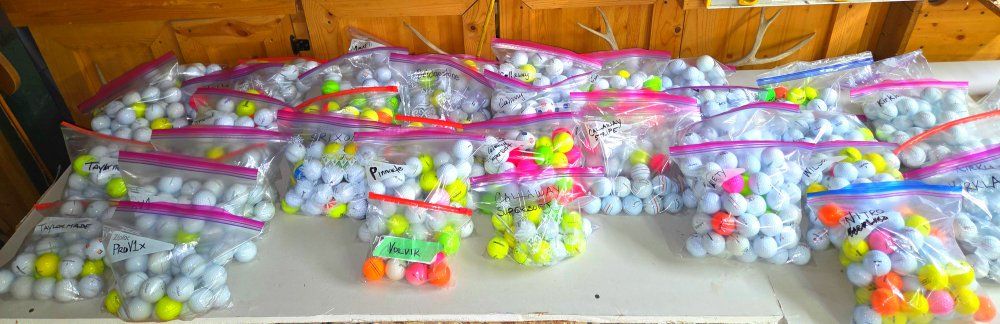 Golf balls, like new