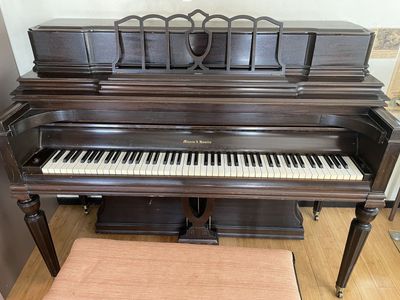 Mason & Hamlin uplight piano