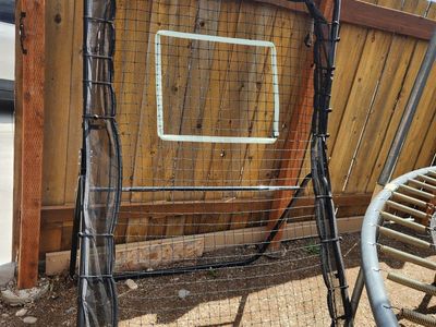 Lacrosse Rebounder for Backyard - 6x4 Ft. Volleyball Rebounder, Bounce Back Net with 5 Rebound Angles