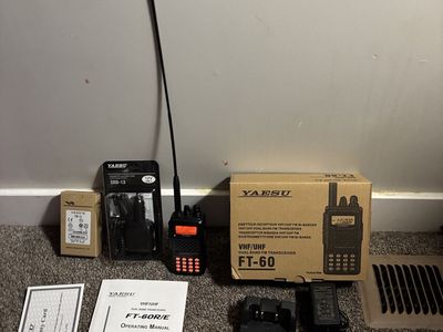 Yaesu FT-60 Dual Band Handheld Ham Radio