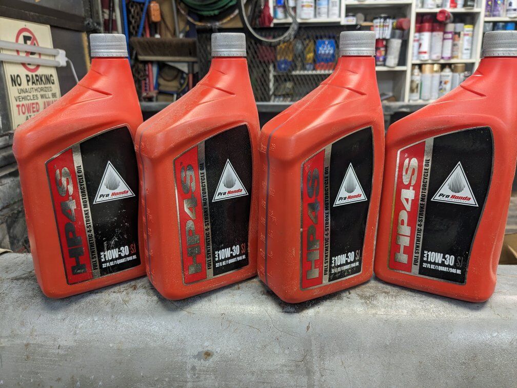 Honda motorcycle oil HP4S 10w30 Jaso wet motor sae