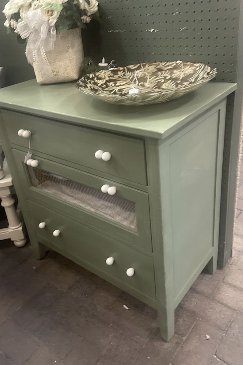Sage Green nightstand Located in Cedar City